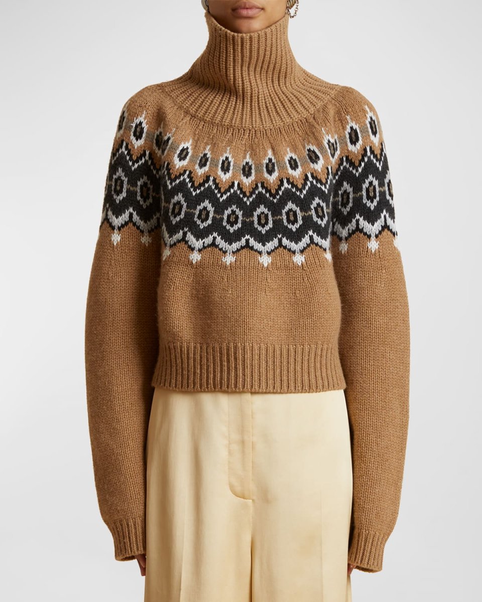 Amaris Cashmere-Blend Fair Isle Sweat